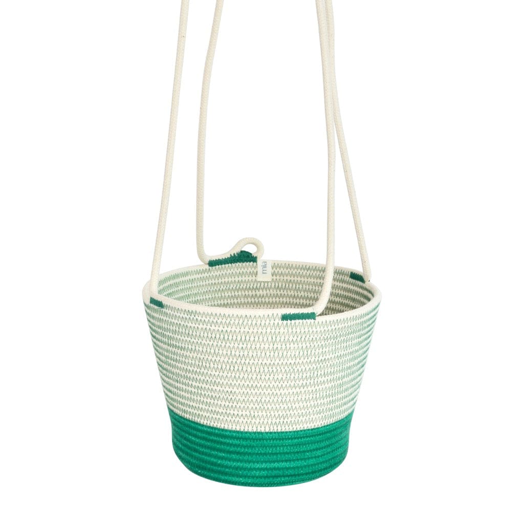 Fioriera pensile verde