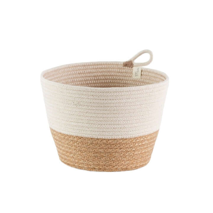 Jardinière en blocs de jute