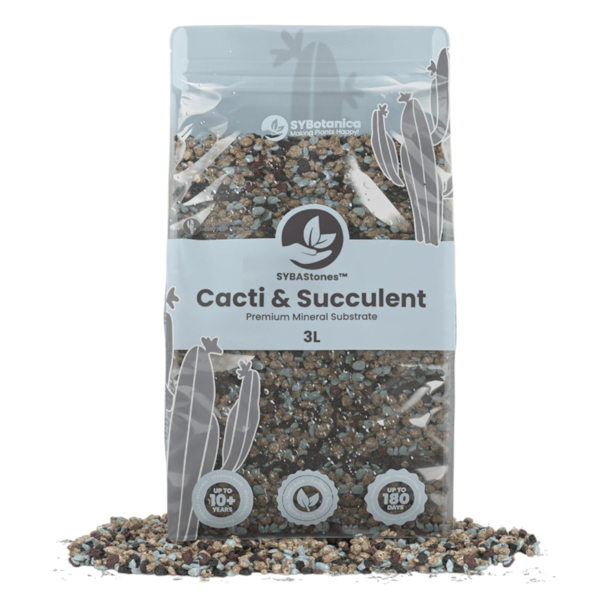 Premium Kakteen & Sukkulenten Mineral Mix 3L