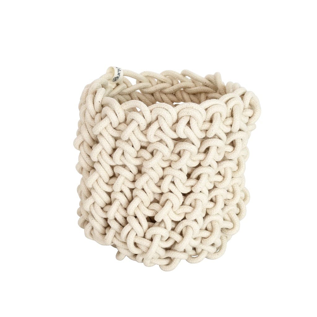 Loadshedding Crochet Planter Ivory